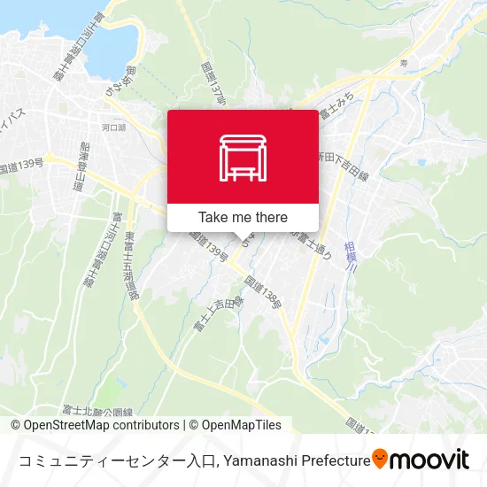 コミュニティーセンター入口 map