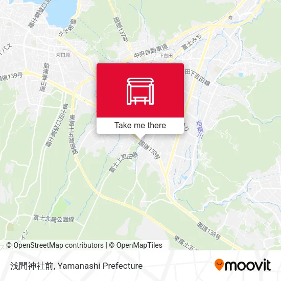 浅間神社前 map