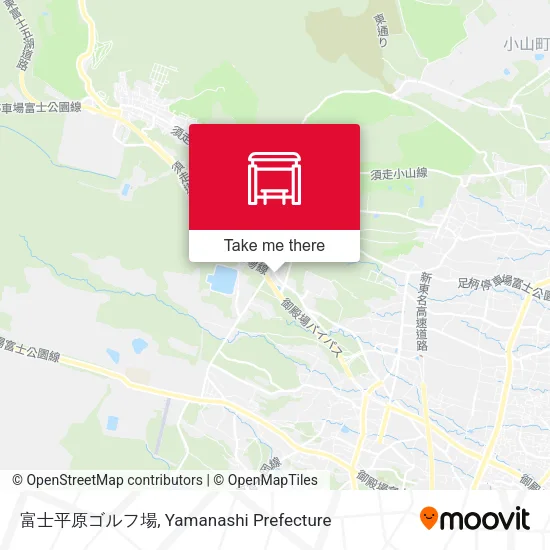富士平原ゴルフ場 map