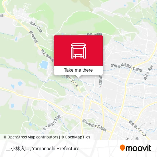 上小林入口 map