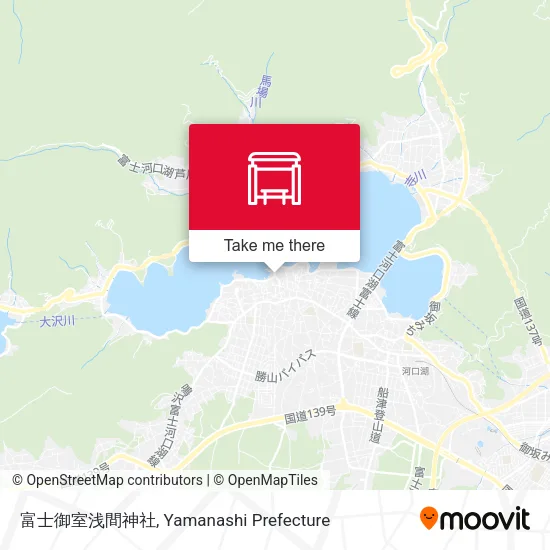 富士御室浅間神社 map