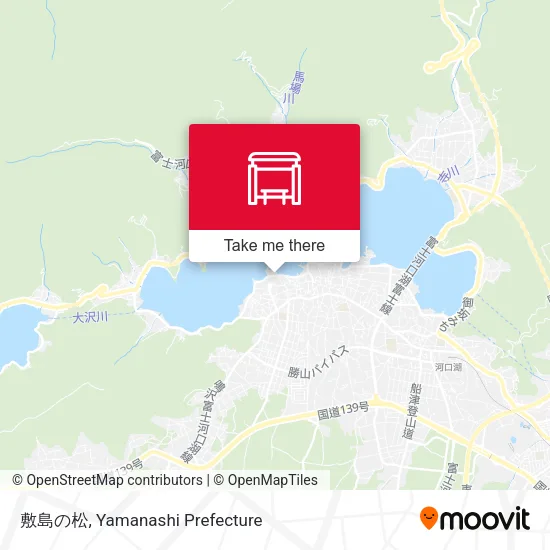 敷島の松 map