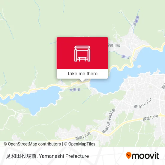 足和田役場前 map