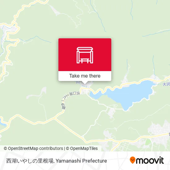 西湖いやしの里根場 map