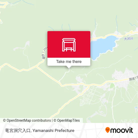 竜宮洞穴入口 map