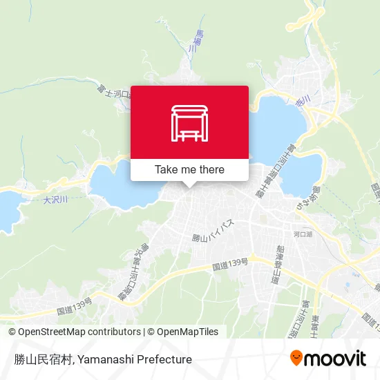 勝山民宿村 map