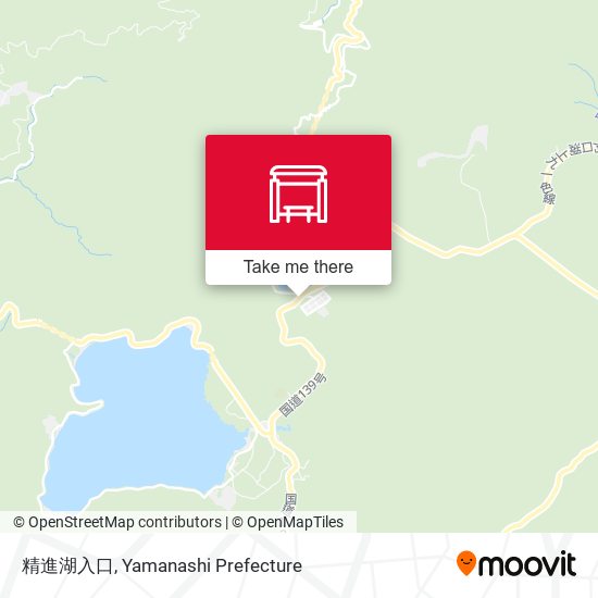 精進湖入口 map