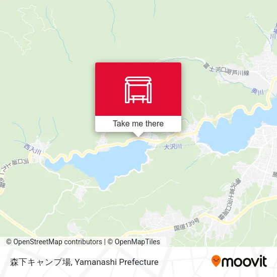 森下キャンプ場 map