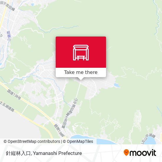針縦林入口 map