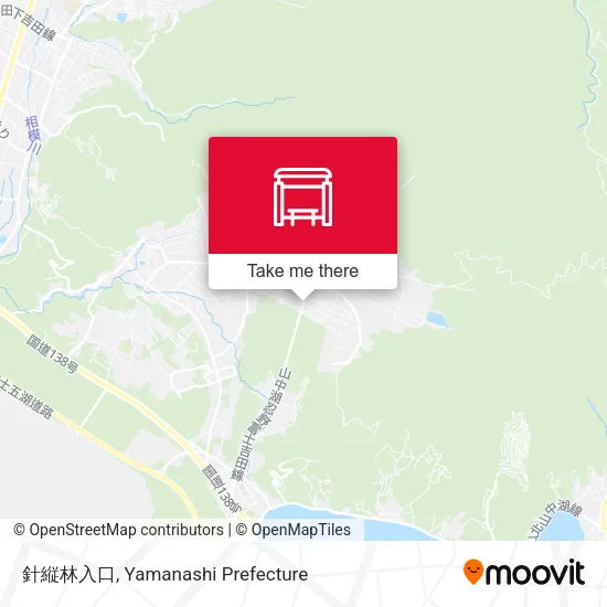 針縦林入口 map