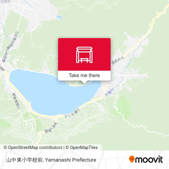 山中東小学校前 map