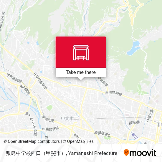 敷島中学校西口（甲斐市） map