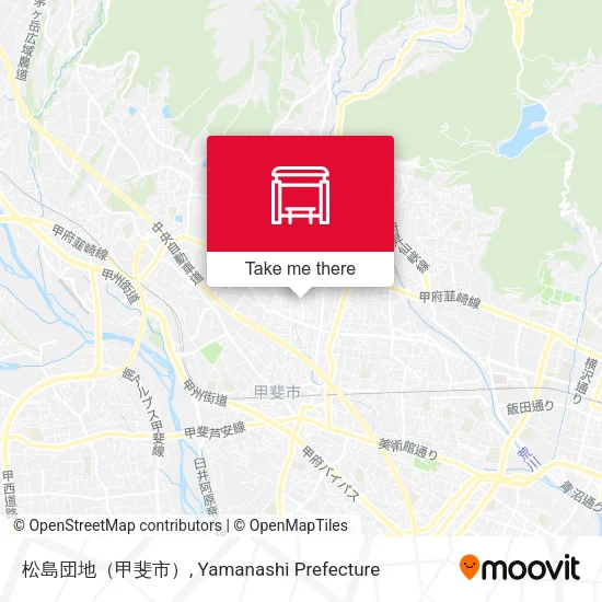 松島団地（甲斐市） map