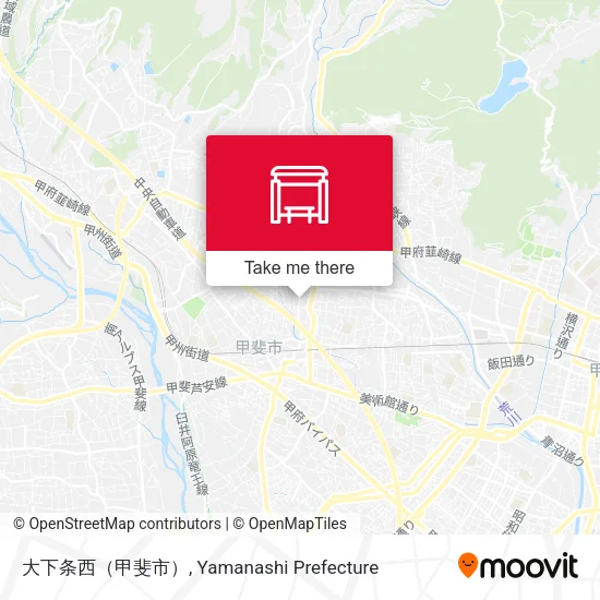 大下条西（甲斐市） map