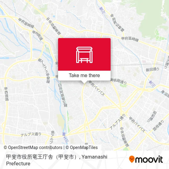 甲斐市役所竜王庁舎（甲斐市） map