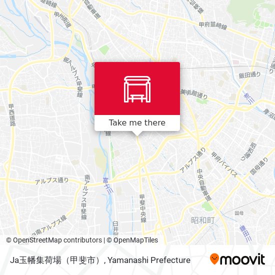Ja玉幡集荷場（甲斐市） map