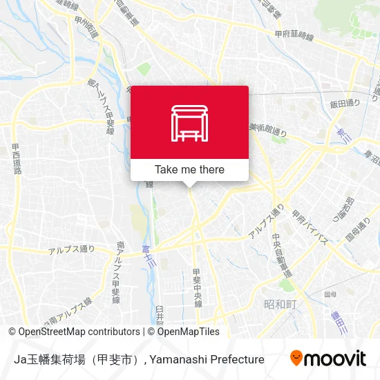 Ja玉幡集荷場（甲斐市） map