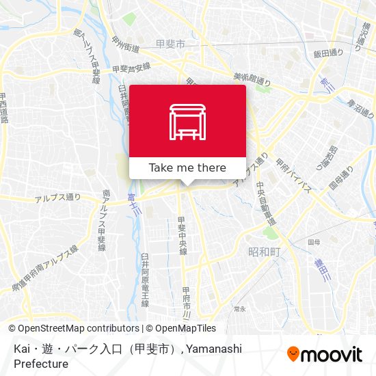 Kai・遊・パーク入口（甲斐市） map