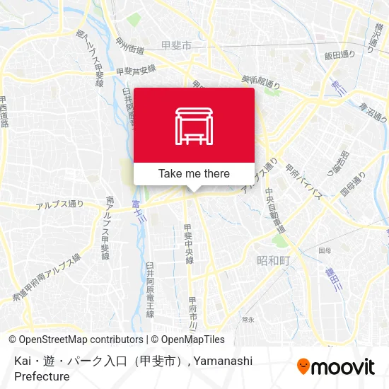 Kai・遊・パーク入口（甲斐市） map