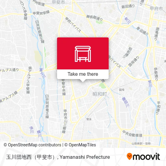 玉川団地西（甲斐市） map