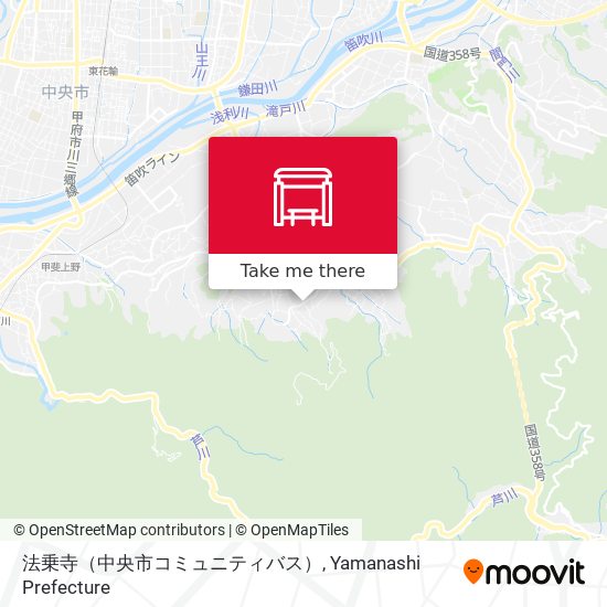 法乗寺（中央市コミュニティバス） map