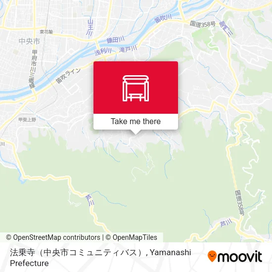 法乗寺（中央市コミュニティバス） map