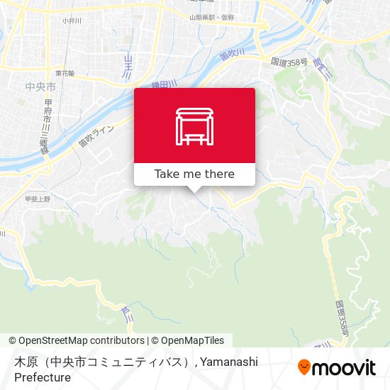 木原（中央市コミュニティバス） map