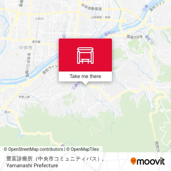 豊富診療所（中央市コミュニティバス） map