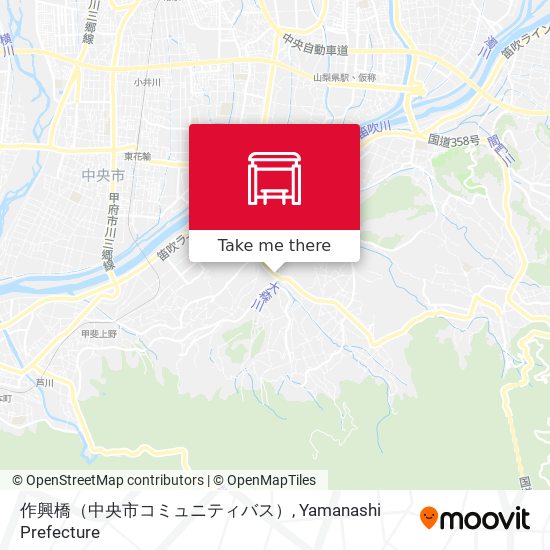 作興橋（中央市コミュニティバス） map