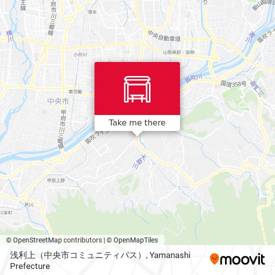 浅利上（中央市コミュニティバス） map