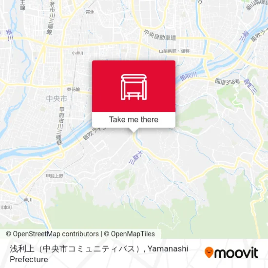 浅利上（中央市コミュニティバス） map