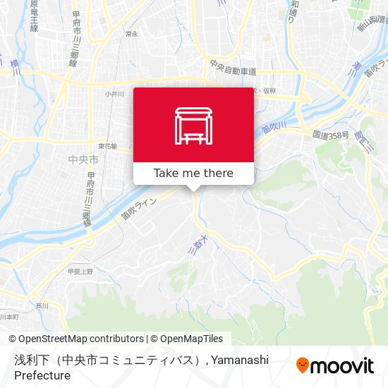 浅利下（中央市コミュニティバス） map
