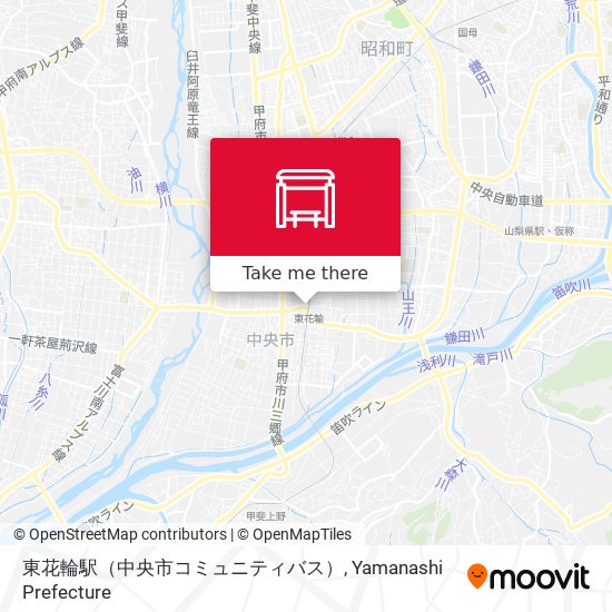 東花輪駅（中央市コミュニティバス） map