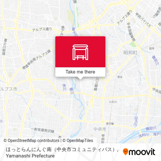 ほっとらんにんぐ南（中央市コミュニティバス） map