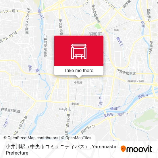 小井川駅（中央市コミュニティバス） map