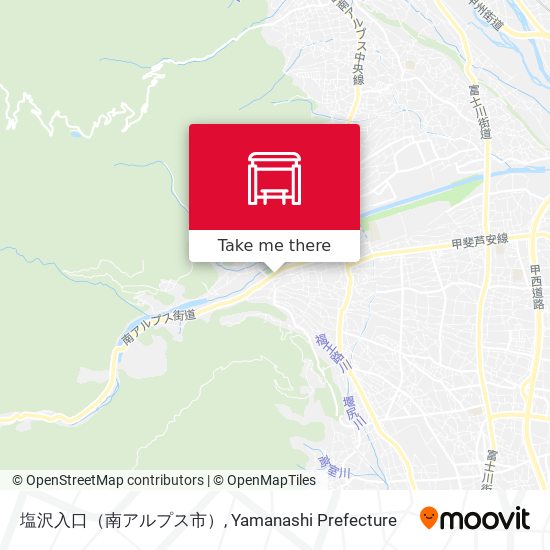 塩沢入口（南アルプス市） map