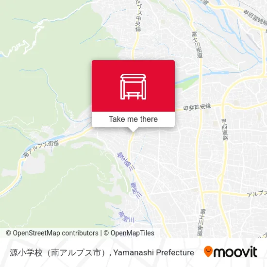 源小学校（南アルプス市） map