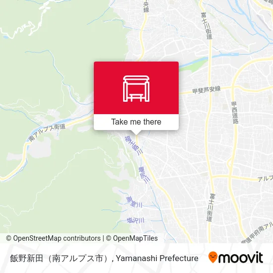飯野新田（南アルプス市） map