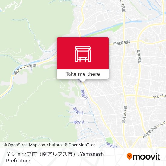Ｙショップ前（南アルプス市） map