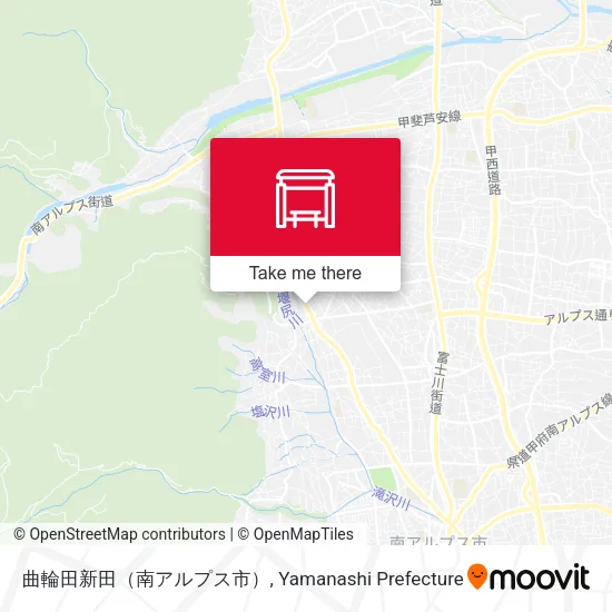 曲輪田新田（南アルプス市） map