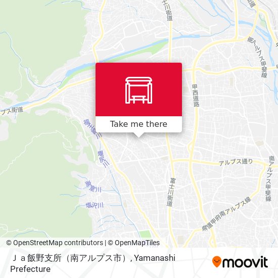 Ｊａ飯野支所（南アルプス市） map
