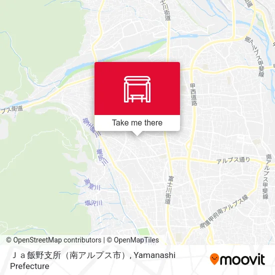 Ｊａ飯野支所（南アルプス市） map