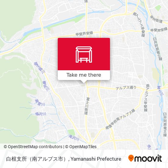 白根支所（南アルプス市） map