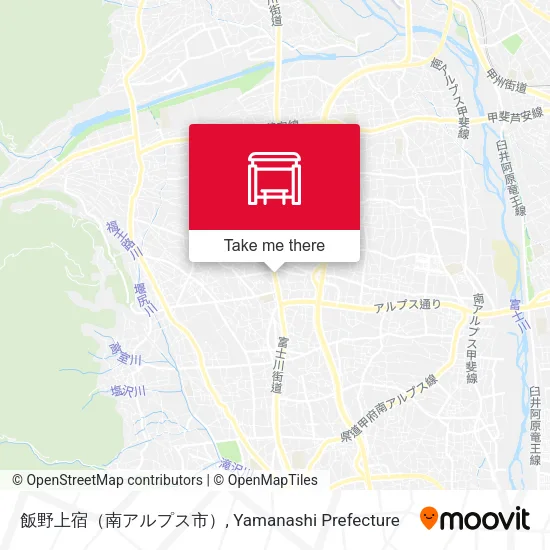 飯野上宿（南アルプス市） map