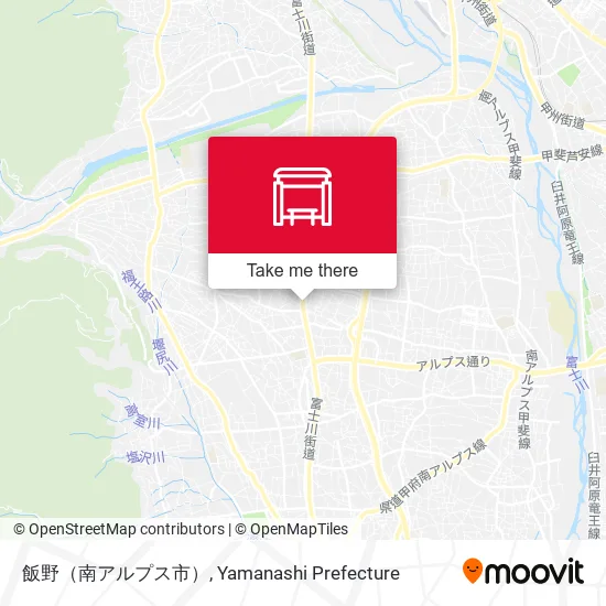 飯野（南アルプス市） map