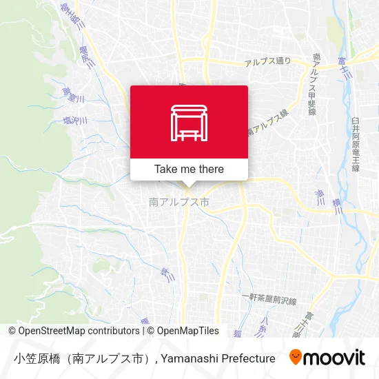 小笠原橋（南アルプス市） map