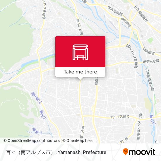 百々（南アルプス市） map