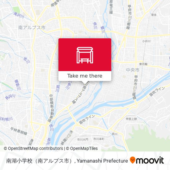 南湖小学校（南アルプス市） map