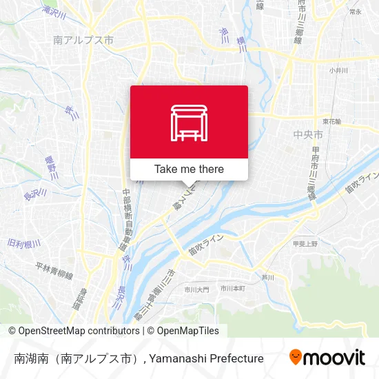 南湖南（南アルプス市） map