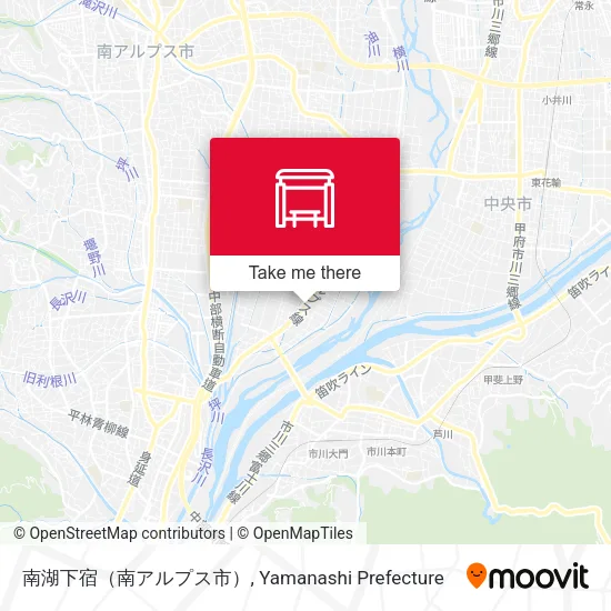 南湖下宿（南アルプス市） map